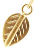 GOLD PLATED logo leaf earring EXCLUSIVE TO VINNIE DAY