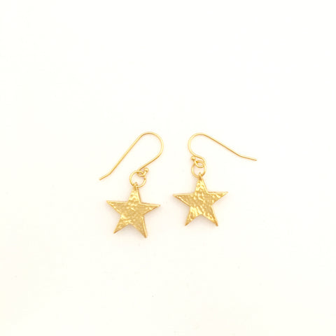 Planetary star Earrings - Gold Plated