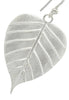 Banyan Tree Leaf Earring Silver