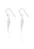 Banyan Tree Leaf Earring Silver