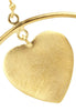 Heart Disc Earring Gold Plate EXCLUSIVE TO VINNIE DAY AS SEEN WORN BY PIPPA MIDDLETON