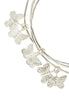 3 Bangles with butterflies SILVER