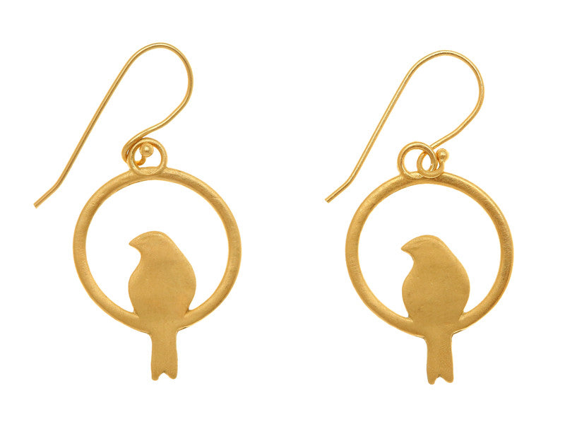 Bird Earrings in GOLD PLATED